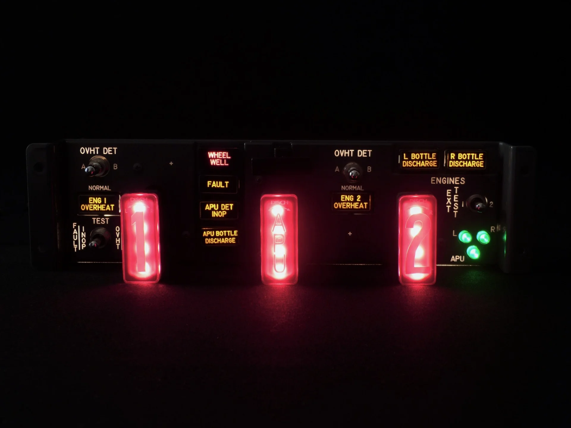 B737NG FIRE PANEL - Image 3